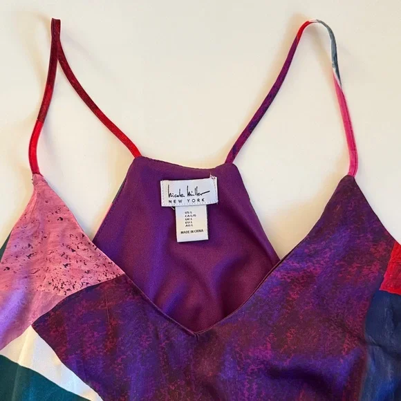 Nicole Miller NY Abstract Maxi Dress - Picture 3 of 7